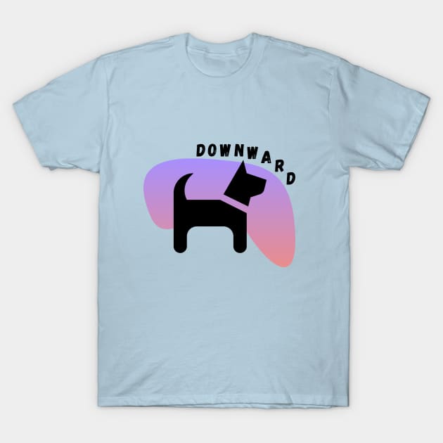 Downward Dog T-Shirt by CherryBombs